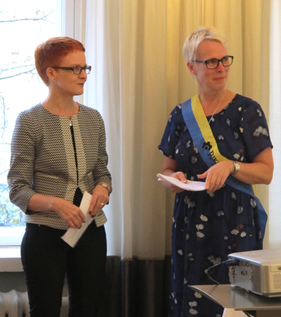 Katri Seppälä ja Karin Dellby